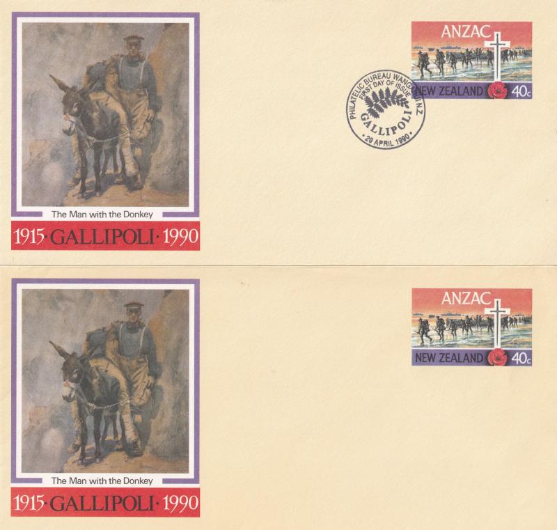 1915 Gallipoli New Zealand ANZAC Wanganui First Day Cover s