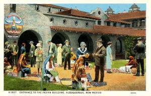 NM - Albuquerque. Indian Building Entrance