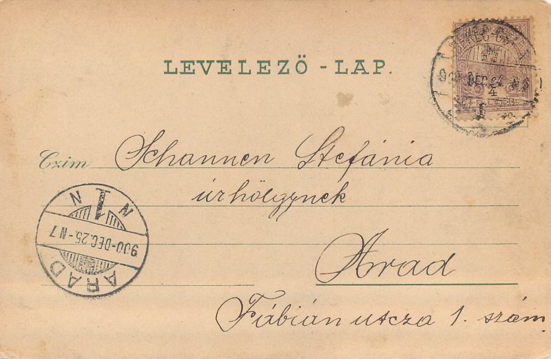 B557 Hungary Békéscsaba Litho 1900