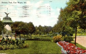 Indiana Fort Wayne Scene In Swinney Park 1910