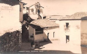 Taxco Gro Mexico Tarjeta Postal 1936 Real Photo 