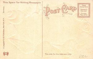 Newport RI Langsdorf Publisher Shell Border Old Stone Mill Postcard 