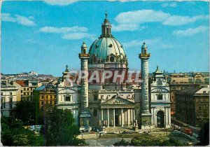 Postcard Modern Vienna Church of St. Charles