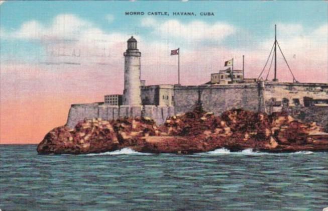 Cuba Havana Morro Castle 1940