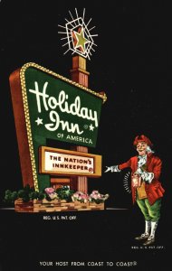 Vintage Postcard Holiday Inn Of America Nation's Innkeeper Edison New Jersey NJ