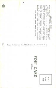 Normandy Farm Restaurant Interior Potomac Maryland postcard