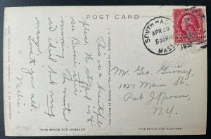 Vintage Postcard 1921 Skinner Hall Mount Holyoke College South Hadley Mass