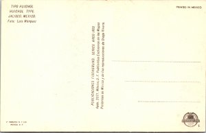 Huichol Style Mexican Woman POSTCARD