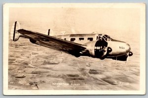 1944  WW2  US Army Air Corp  Navigation Flight  N-68   Real Photo Postcard