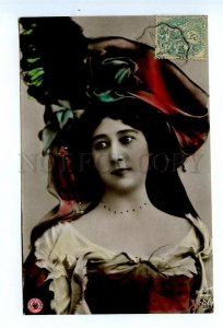 499306 La Belle OTERO Spanish Courtesan DANCER Tinted PHOTO REUTLINGER