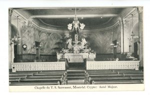 Canada - QC, Montreal. Chapelle du T.S. Sacrament, Crypt