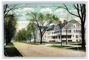 Vintage Collingwood Ave Toledo Ohio Postcard P220E