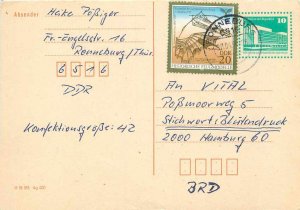 Germany DDR Entier Postal Stationery Postal Jet Aviation