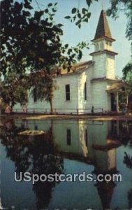 Church of Reflections, Knott's Berry Farm - Ghost Town, California CA Postcard