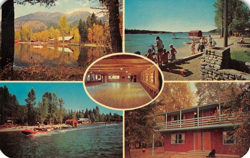 LAKE BLAINE RESORT Summer Resort Kalispell, Montana c1960s Vintage