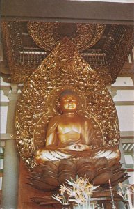 Windward Oahu HI, Byodo-In Buddhist Temple, Interior, 1960's, Altar, Buddha