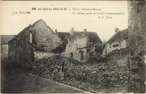 CPA La Guerre - TORCY Le village apres le terrible bombardement (120082)