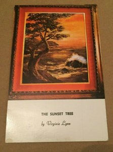 UNUSED POSTCARD THE SUNSET TREE BY ARTIST VIRGINIA LYNN