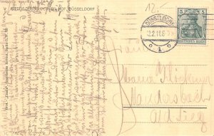 A179 Germany 1911 Hotel Duesseldorfer Hof Duesseldorf Restaurant postcard