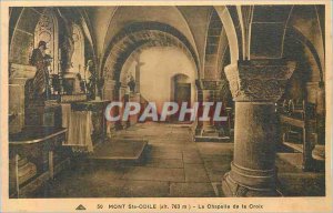 Old Postcard Mont Sainte Odile (altitude 763 m) Chapel of the Cross