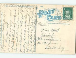 W-Border PANORAMIC VIEW Springfield Massachusetts MA i1382