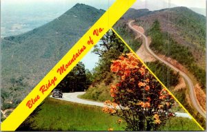 Greetings From The Blue Ridge Mountains Virginia Split View