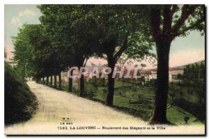 Old Postcard Louvesc Boulevard and the City of Elegants