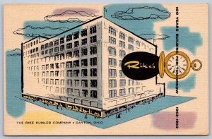 JH14/ Dayton Ohio Postcard c1930 Rike Kumler Co 100th Anniversary Teich 18