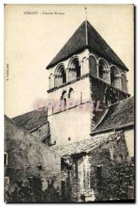 Old Postcard Chagny Roman Tower