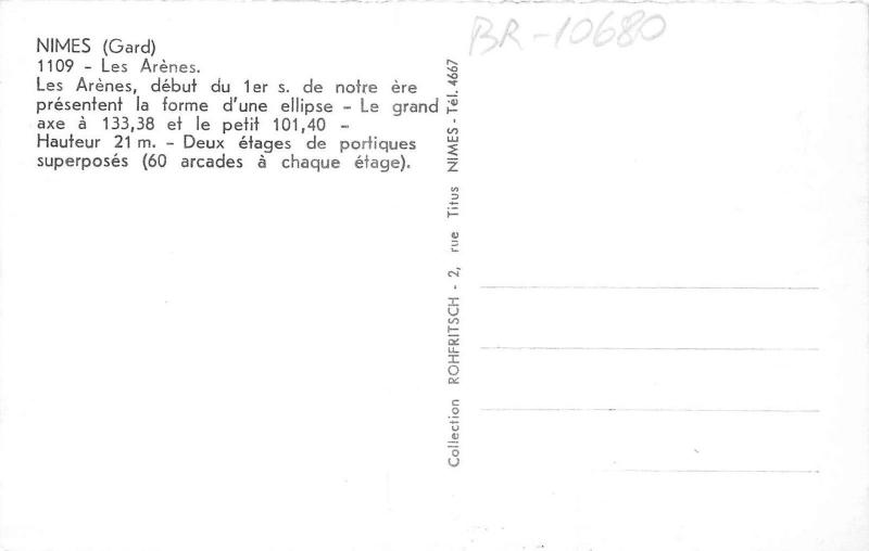 BR10680 Nimes Les Arenes   france