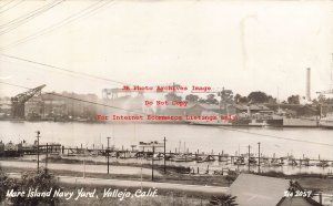 CA, Vallejo, California, RPPC, Mare Island Navy Yard, Ian Photo No 2057