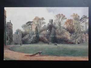 Warwick Castle Ethelfleda's Mount - Art by W W Quatremain Pub By J Salmon 1046