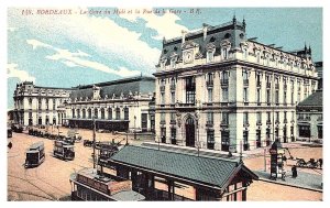 France  Bordeaux La Gare du Midi et la Rue de la Gare,Trolley
