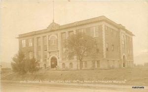 1913 Medford Oregon Jackson School RPPC Real photo postcard 9617 Patton