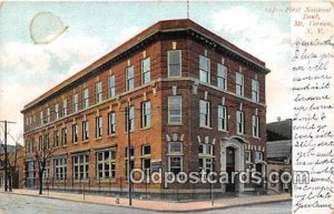 First National Bank Mt Vernon, NY, USA 1908 light corner wear, minor stain on...