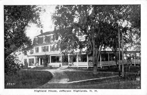 Jefferson Highlands New Hampshire House Exterior Antique Postcard K11244