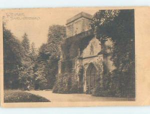 1904 postcard TEMPELHERRENHAUS Weimar - Thuringia Germany F5223