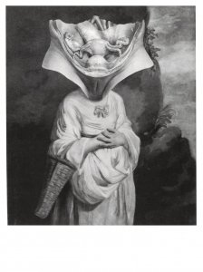 Woman Demon Gargoyle Creature Face Switzerland 8x6 Art Postcard