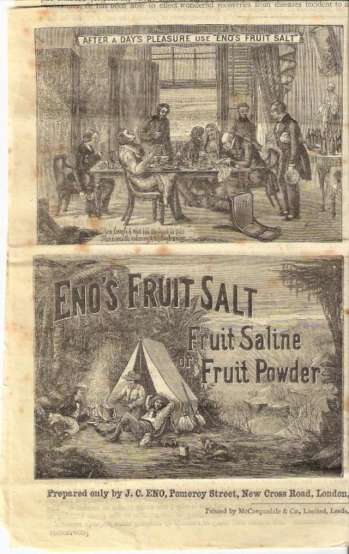 Eno's Fruit Salt, London England