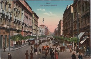 Postcard Corso Umberto I Napoli Naples Italy