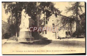 Old Postcard Bois Chenu Basilica House of Jeanne d & # 39Arc and Mercia Group