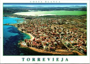 VINTAGE CONTINENTAL SIZE POSTCARD TORREVIEJA COSTA BLANCA SPAIN