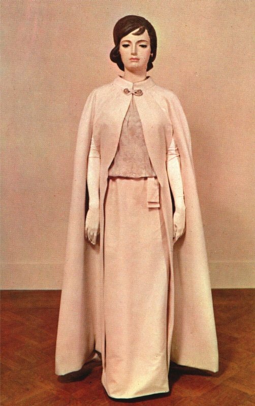 Vintage Postcard Inaugural Ball Gown Worn By Jacqueline Kennedy First Lady