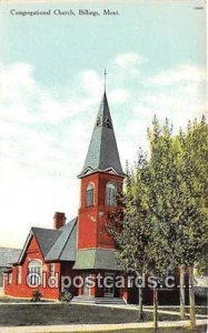 Congregational Church Billings, Mont, USA Postcard