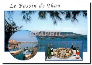 Modern Postcard The Bassin de Thau Herault Sete and Marseillan