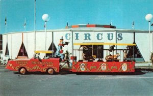 CIRCUS MEXICANUS SOUTH CAROLINA INTERSTATE 95 AD CHROME POSTCARD (c. 1960s)
