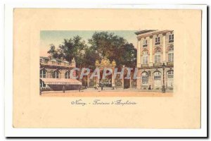 Nancy Old Postcard Fountain and amphitheater