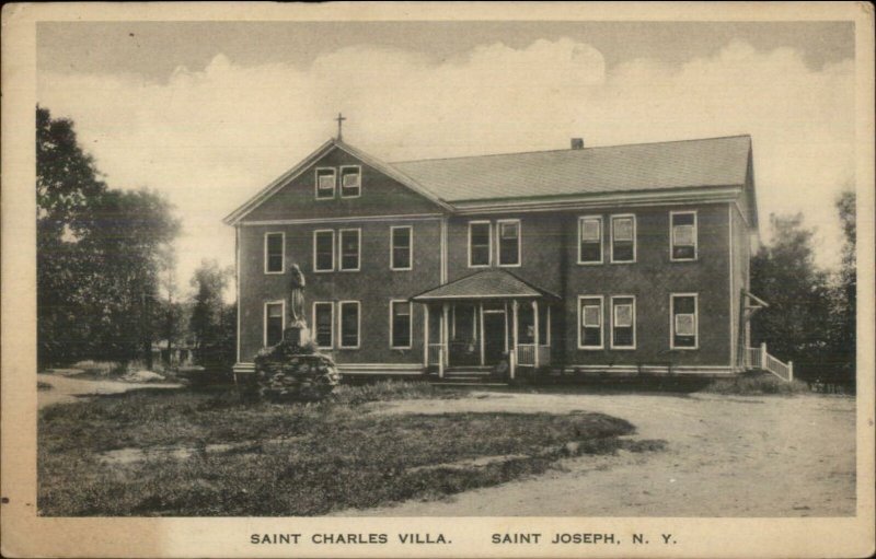 St. Saint Joseph NY Saint Charles Villa c1920 Postcard