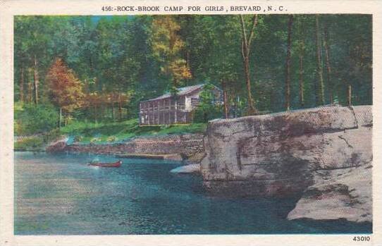 North Carolina Brevard Rock Brook Camp For Girls Albertype