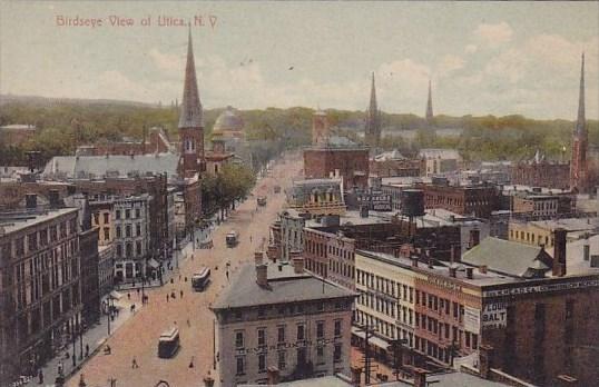 Birdseye View Of Utica New York 1909